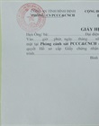 GIấy hẹn trả kết quả xem xét, cho ý kiến về giải pháp phòng cháy, chữa cháy của thiết kế cơ sở